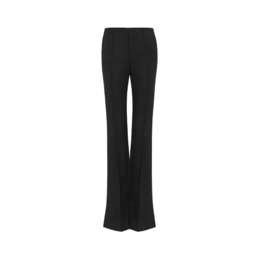 Flared Wool Trousers