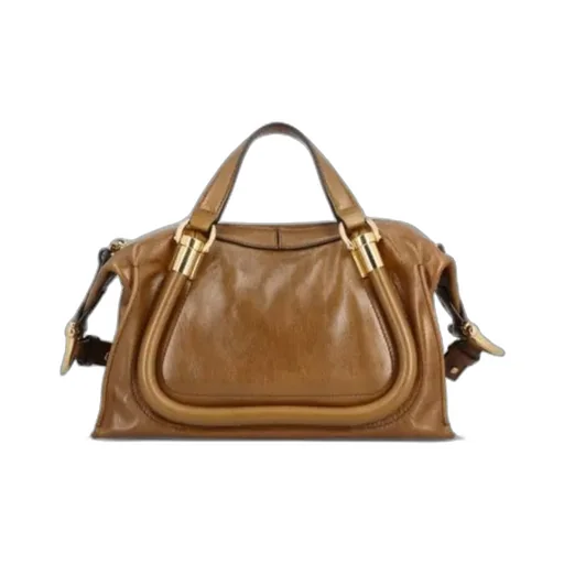 Logo Detailed Top Handle Bag