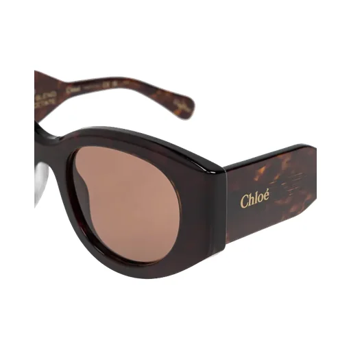 Oval-Frame Sunglasses