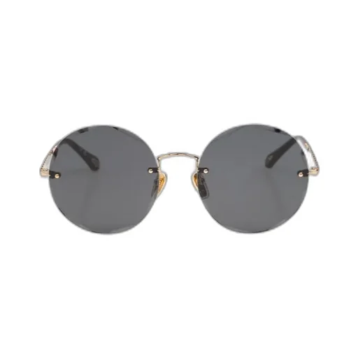 Oversized Round-Frame Sunglasses
