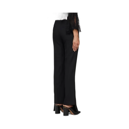 Flared Wool Trousers