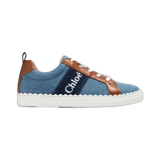 Logo-Printed Lace-Up Sneakers
