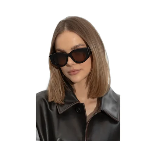 Oval-Frame Sunglasses