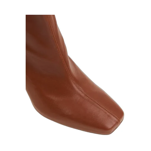 Square-Toed Ankle Boots