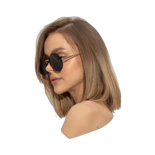 Oversized Round-Frame Sunglasses