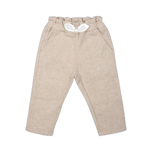 Bow-Detail Cotton Trousers