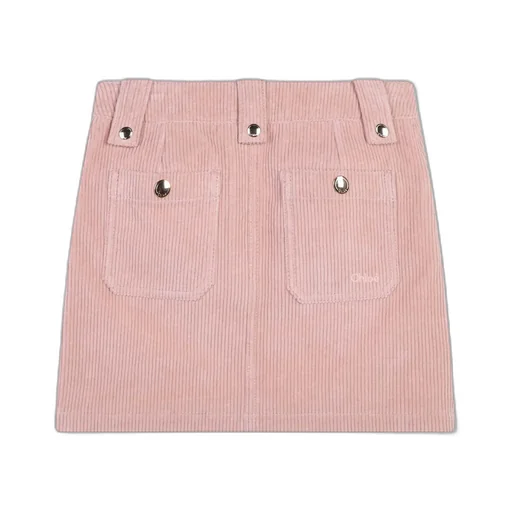 Studded Corduroy Mini Skirt