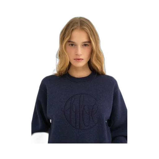 Embroidered-Logo Jumper