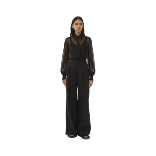 Long Sleeve Shirt With Pleated Sleeves