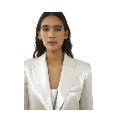 Single-Breasted Tailored Jacket