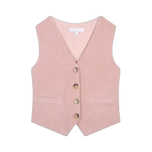 Sleeveless Vest With Logo Detail