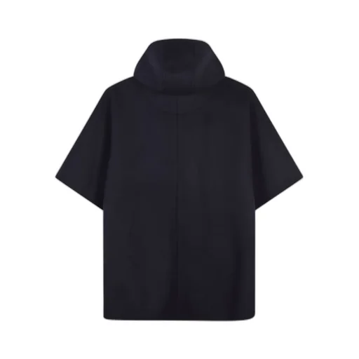 Logo Plaque Layered Cape