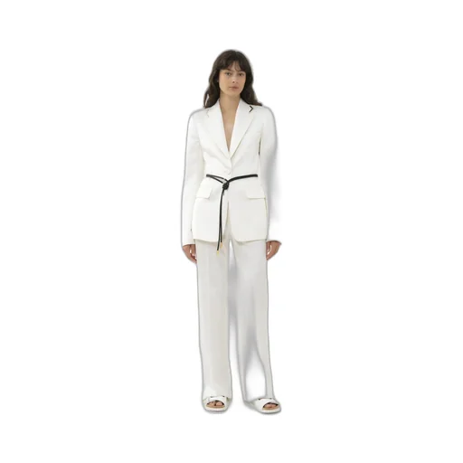 High-Waisted Tailored Pants