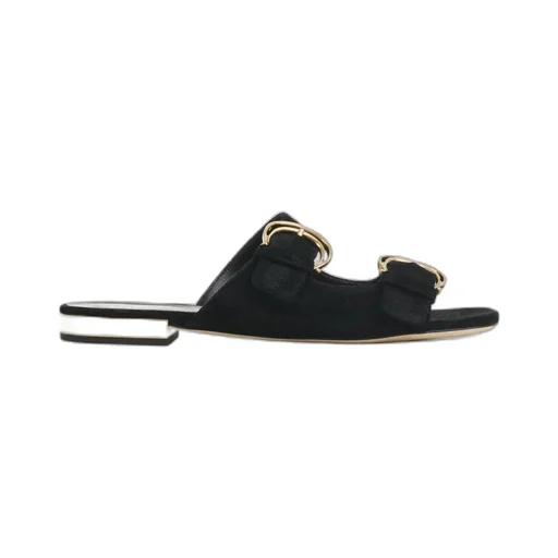 Alizè Double C Buckle Flat Sandals