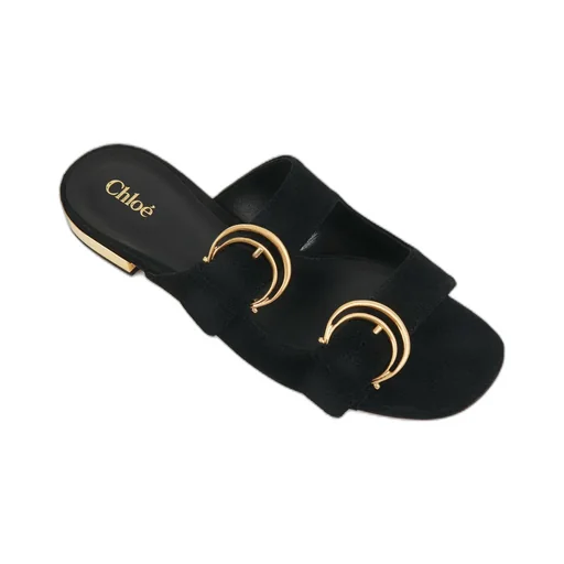 Alizè Double C Buckle Flat Sandals