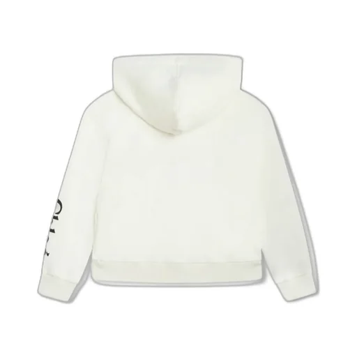 Graphic-Printed Long-Sleeved Hoodie