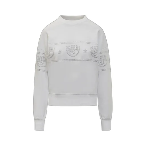 Eye-Star Embellished Crewneck Sweatshirt