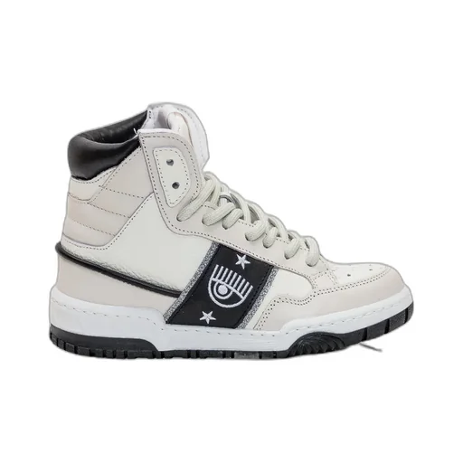 High-Top Lace-Up Sneakers