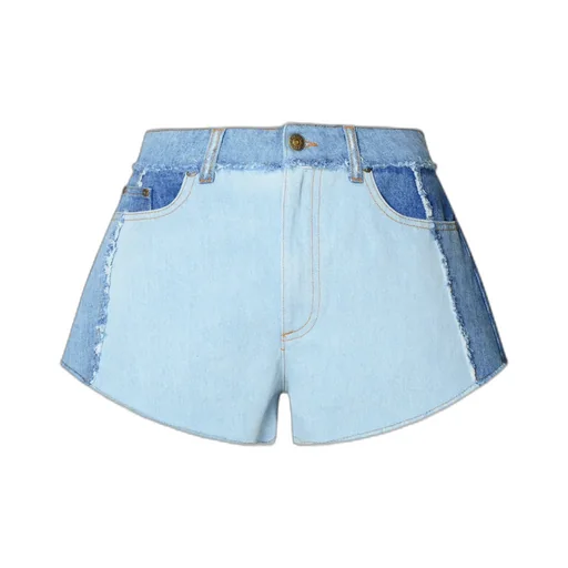 Distressed Denim Shorts