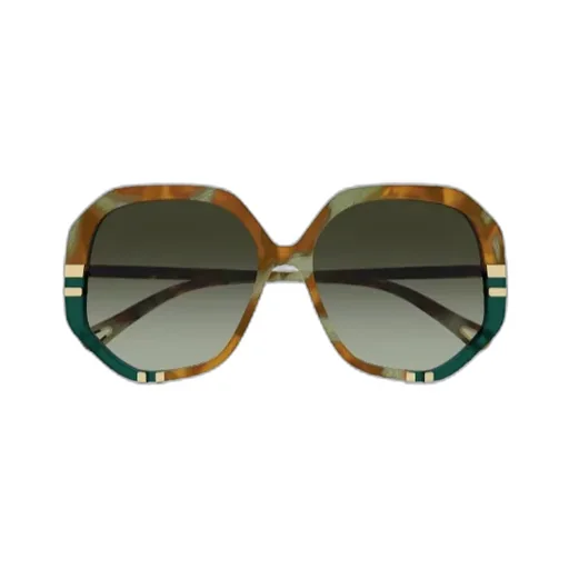 Geometric Frame Sunglasses
