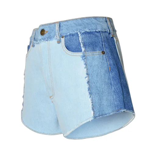 Distressed Denim Shorts
