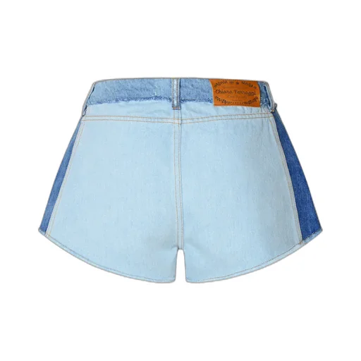 Distressed Denim Shorts