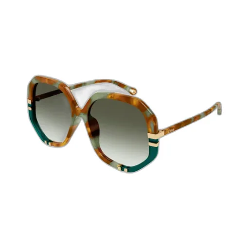 Geometric Frame Sunglasses