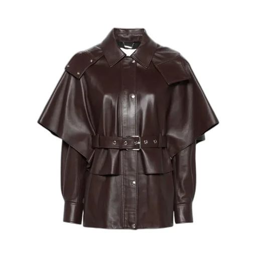 Long Sleeved Leather Jacket