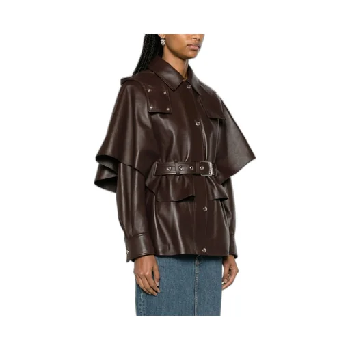 Long Sleeved Leather Jacket