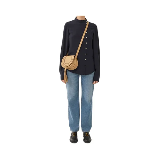 Marcie Logo Debossed Crossbody Bag