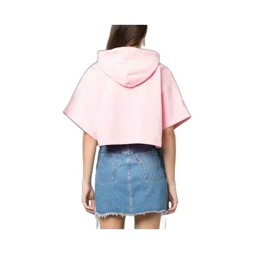 Short-Sleeved Drawstring Hoodie