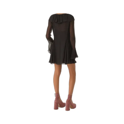 Long Sleeve Ruffled Dress