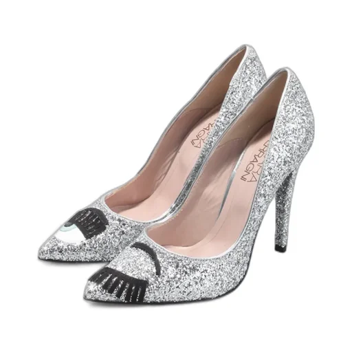 Sequined High Heels