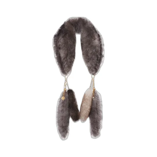 The Treasure Tails Shearling Scarf
