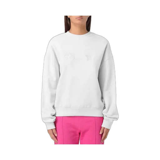 Eye Star Embroidered Long-Sleeved Sweater