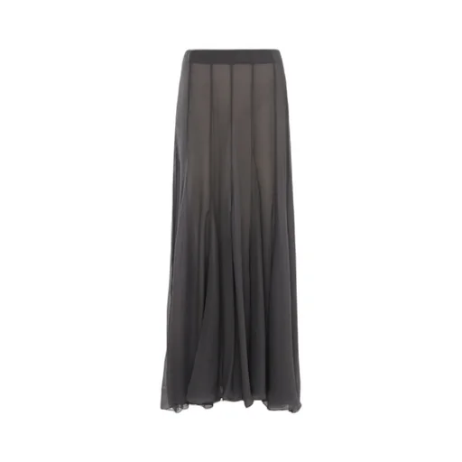 Pleated Maxi Skirt