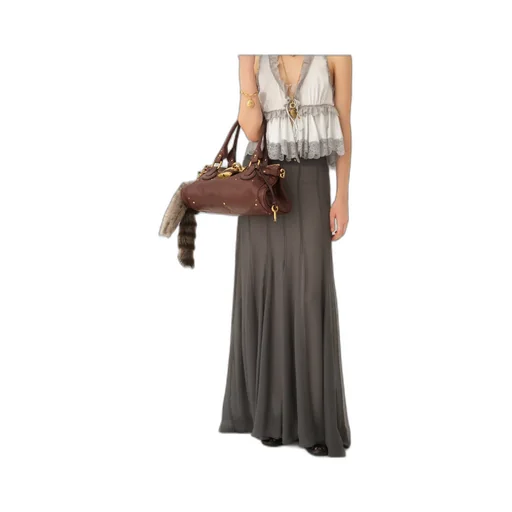 Pleated Maxi Skirt