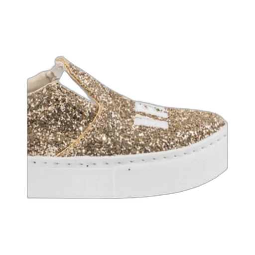 Logo Round-Head Casual Sneakers