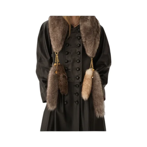 The Treasure Tails Shearling Scarf