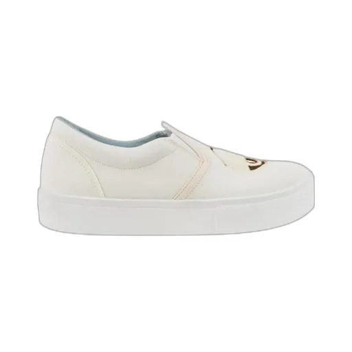 Logo Round-Head Casual Sneakers