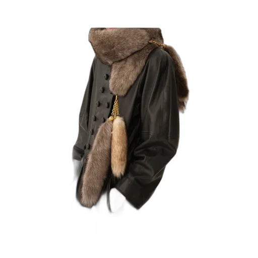 The Treasure Tails Shearling Scarf