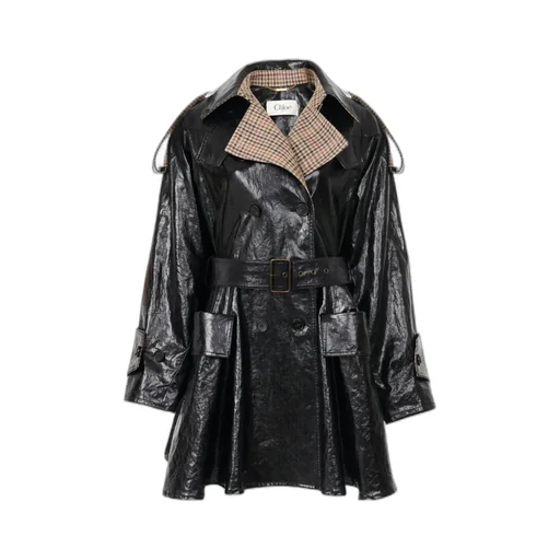 Double-Breasted Short Riding Coat