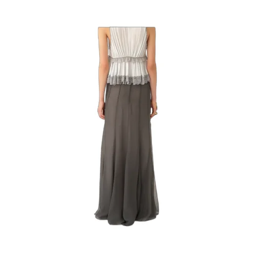 Pleated Maxi Skirt