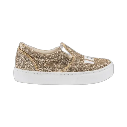 Logo Round-Head Casual Sneakers