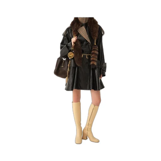 Double-Breasted Short Riding Coat