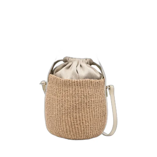 Woven Top-Handle Shoulder Bag