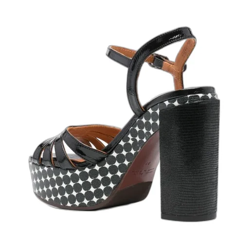 Round-Headed High-Heeled Sandals