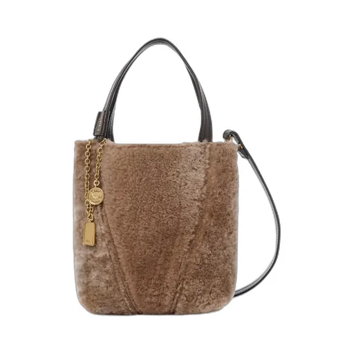 Shearling Spin Tote Bag