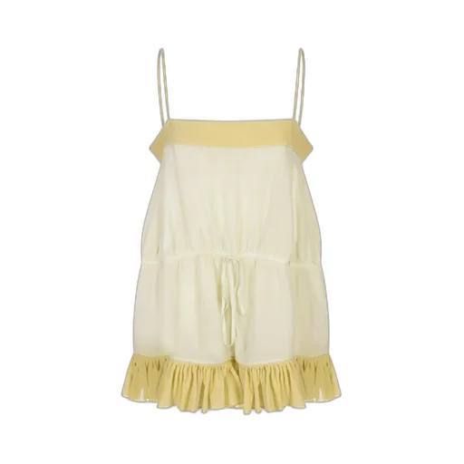 Ruffled Spaghetti Strap Dress