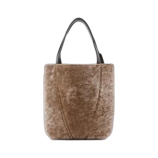 Shearling Spin Tote Bag